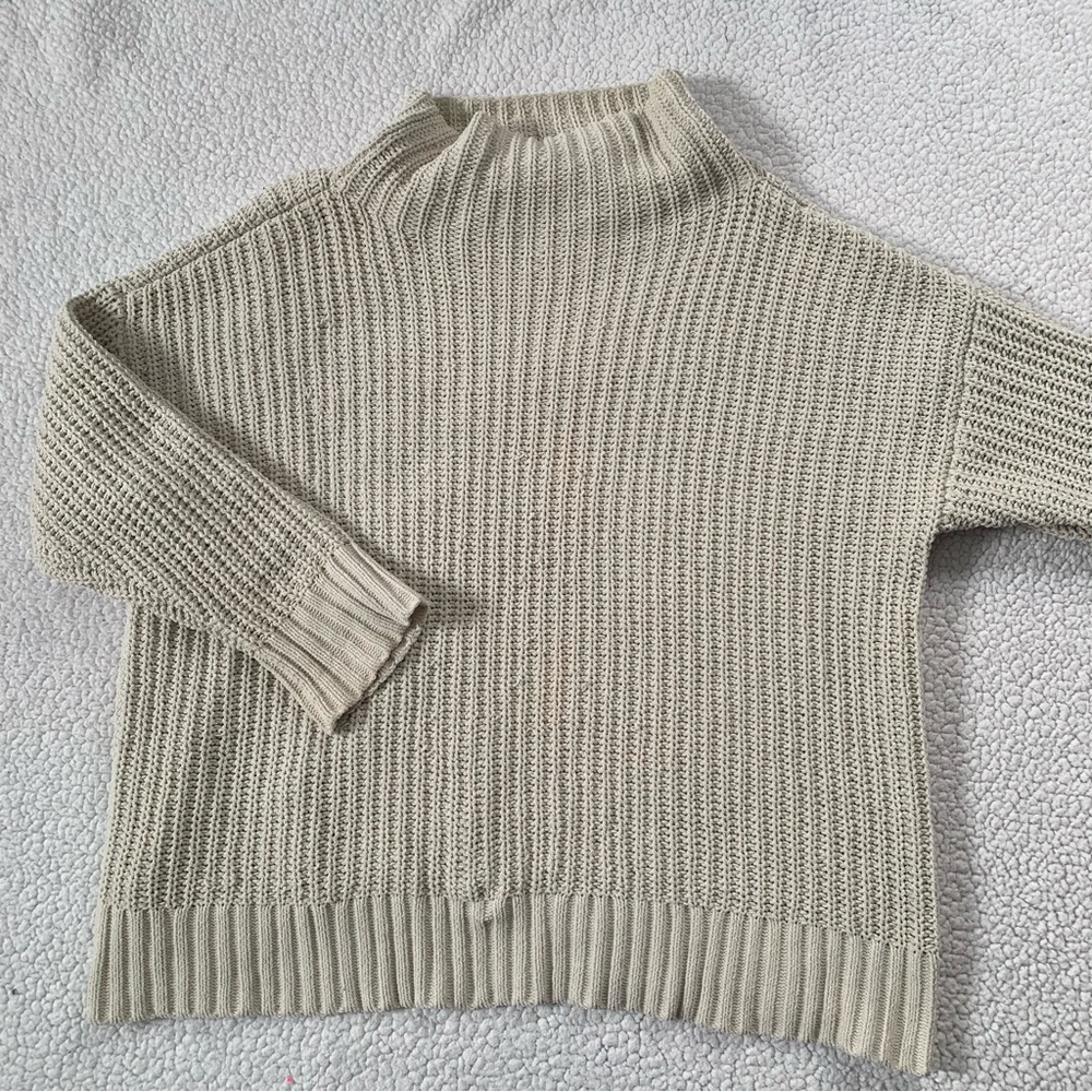 Aerie Oversized Turtle Mock Neck Sweater